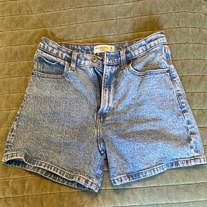 Abercrombie & Fitch Light Blue Jean Shorts